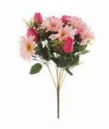 Ramo de gerberas y boton de rosas - DF208
