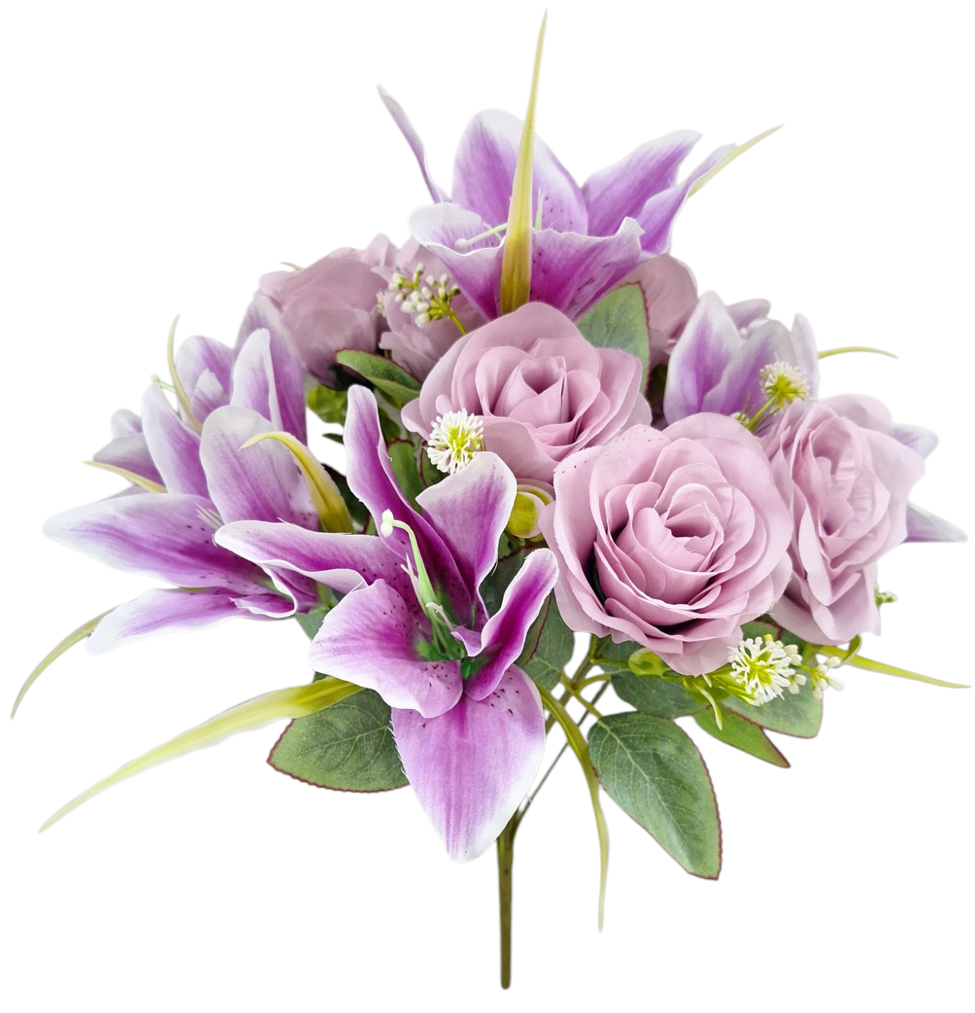 Ramo de lirios y rosas - DF212