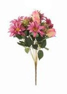 Ramo de gerberas y boton de rosas - DF208
