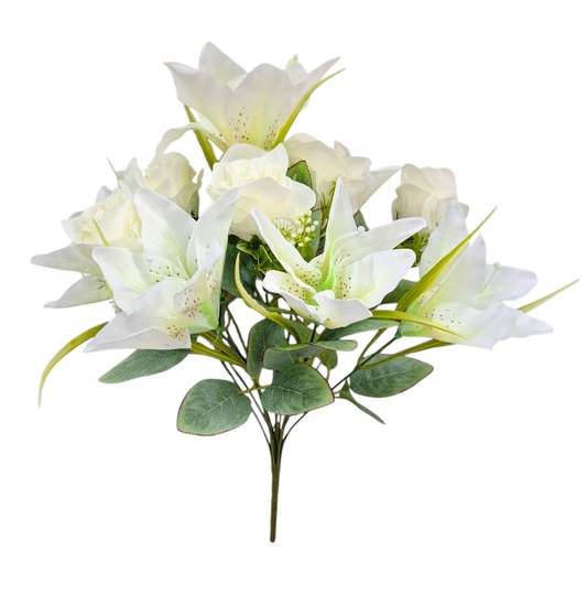 Ramo de lirios y rosas - DF212