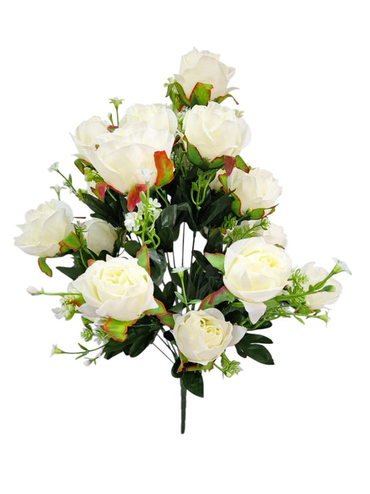 Ramo X18 rosas con follaje - DF221