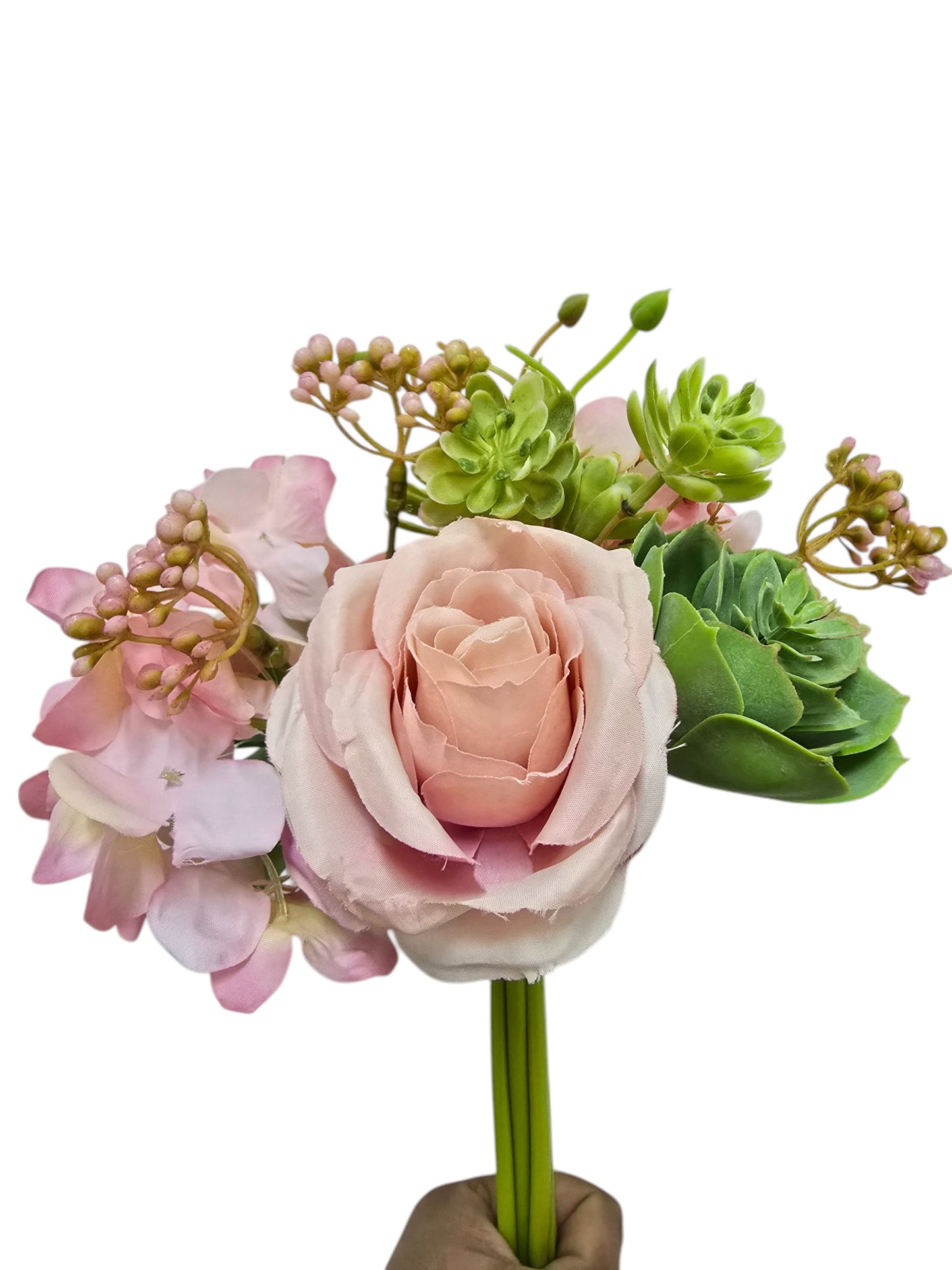 Ramo con Rosas, Hortensias y Follaje Premium - DF098