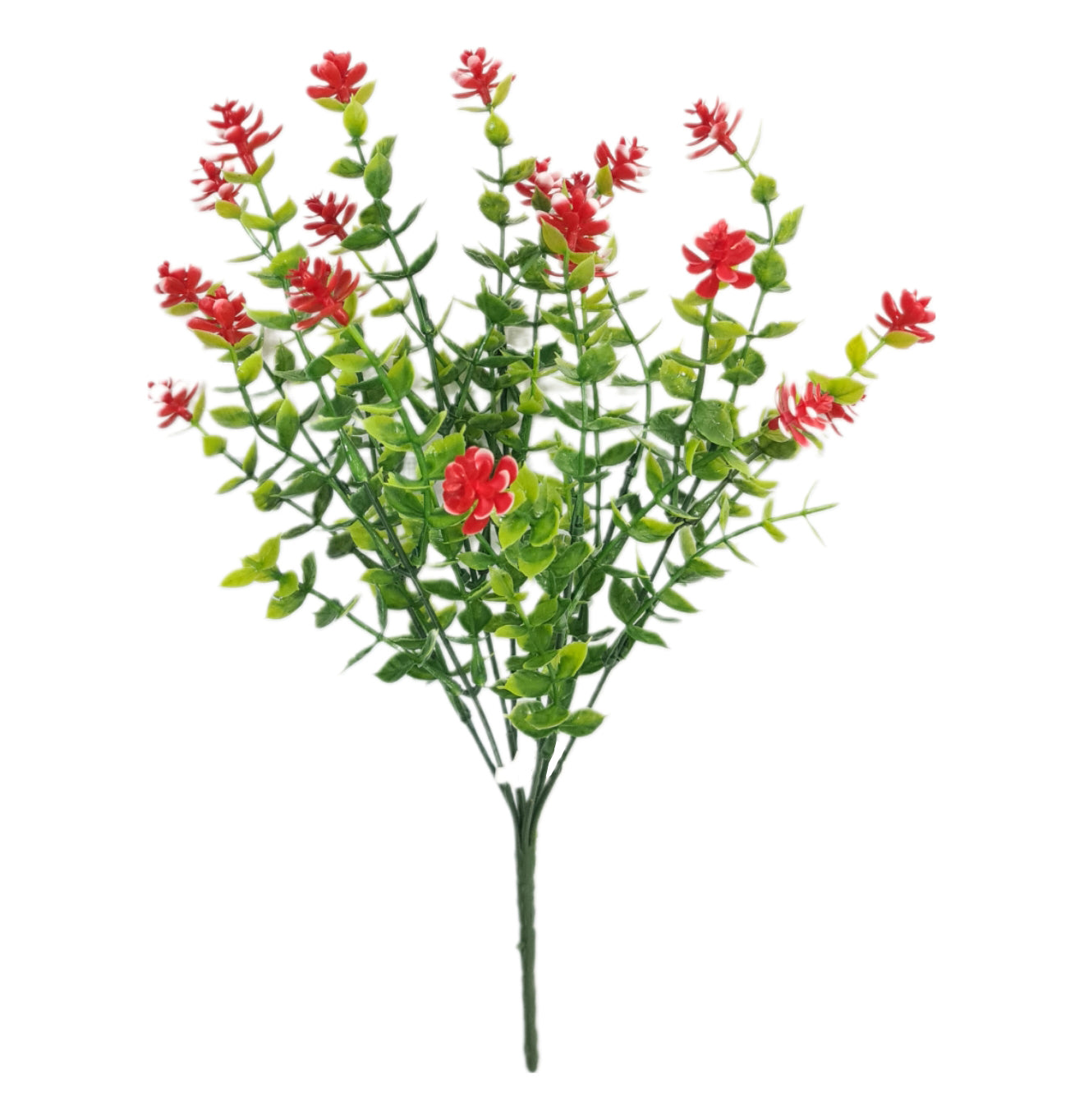 Ramo Follaje Eucalipto con Flor Artificial - YBL149