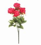 Ramo X7 rosas de terciopelo - DF205