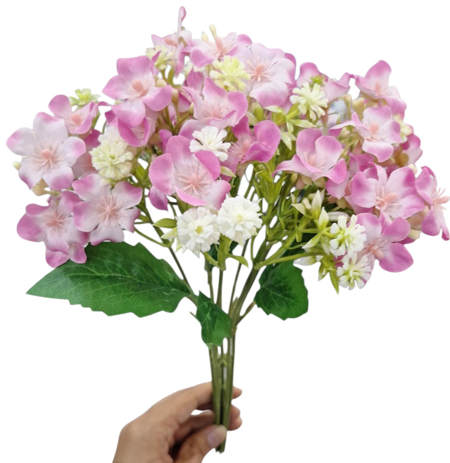 Ramo Hortensia Con Follaje Morado