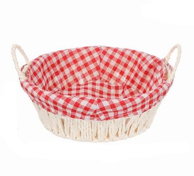 Canasta Tejida 25 cm Variante A