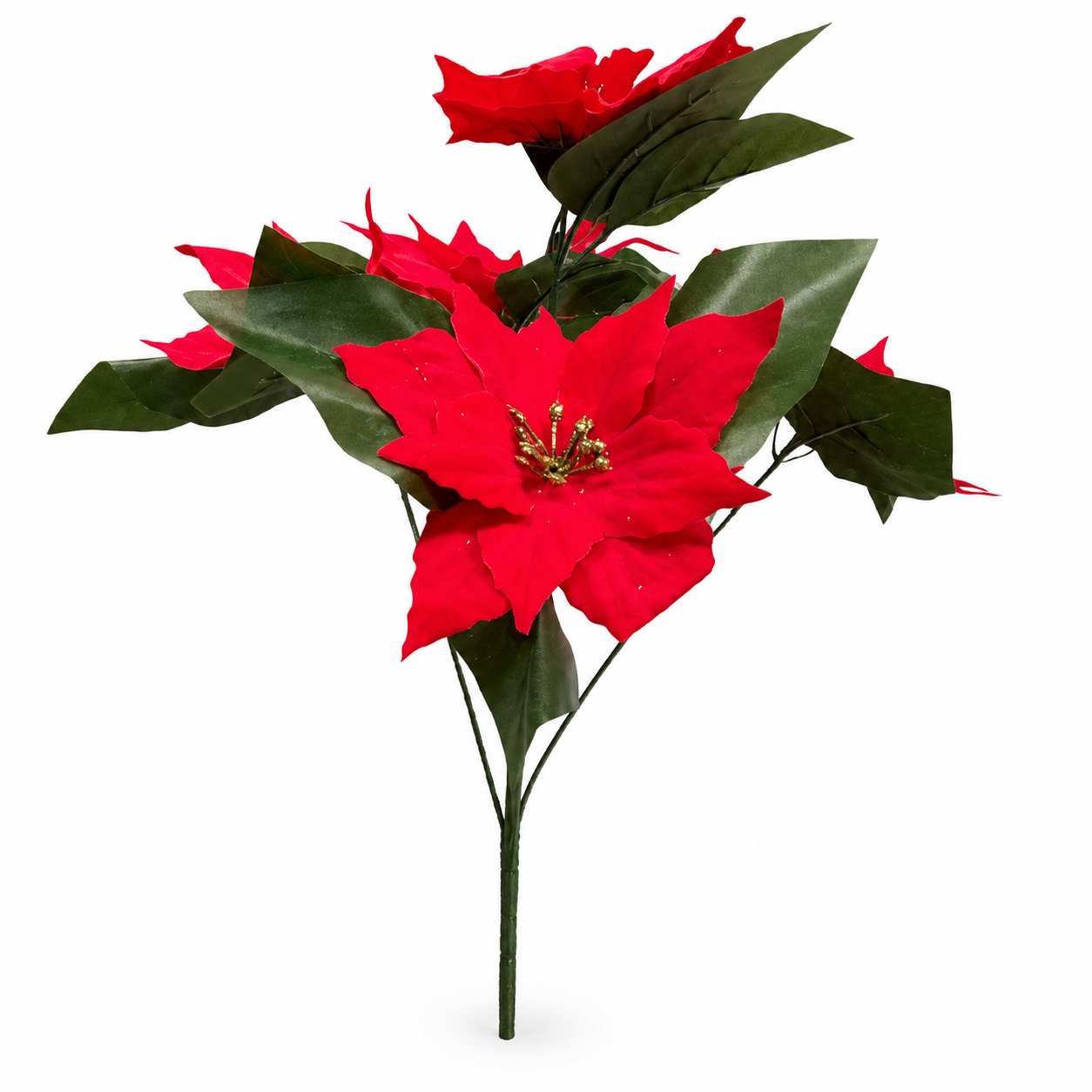 Ramo Nochebuena Navideño Rojo
